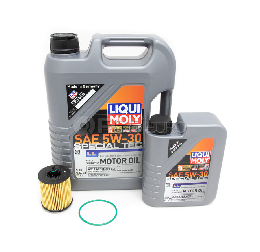 Saab Engine Oil Change Kit - Liqui Moly/Hengst E630H02D103KT