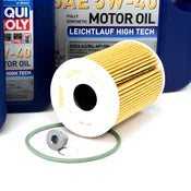 Porsche Engine Oil Change Kit (5W-40) - Liqui Moly/Mahle 95BOILKT2