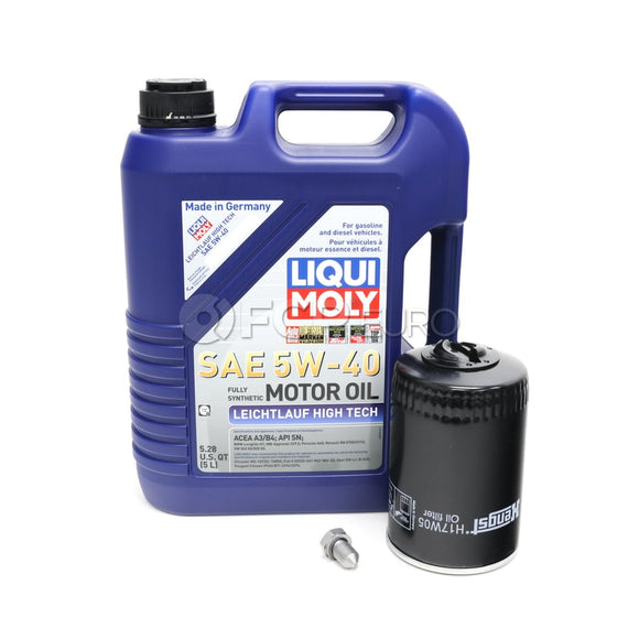 Audi Engine Oil Change Kit - Liqui Moly KIT-068115561B.5L