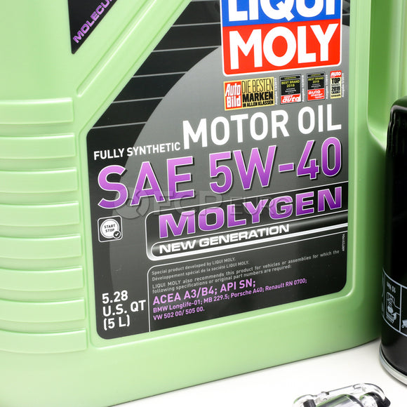 Audi VW Engine Oil Change Kit - Liqui Moly KIT-068115561B.5LM