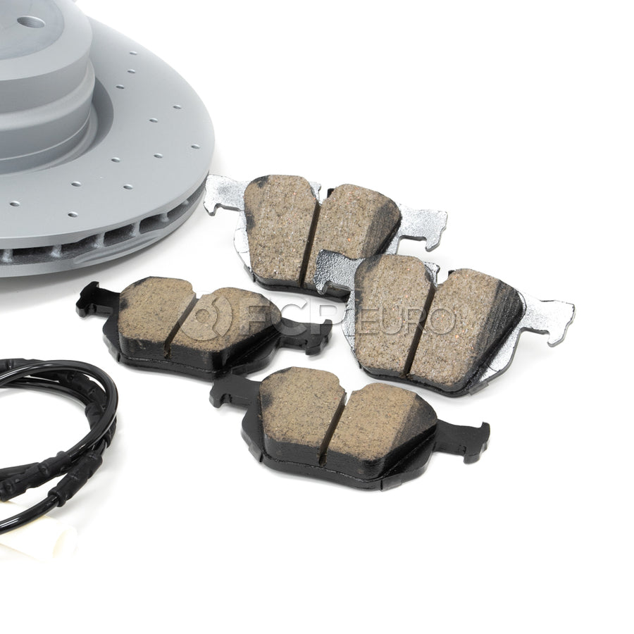 BMW Drilled Brake Kit - Zimmermann/Akebono 34116855000KTFR13