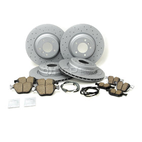 BMW Drilled Brake Kit - Zimmermann/Akebono 34116855000KTFR13