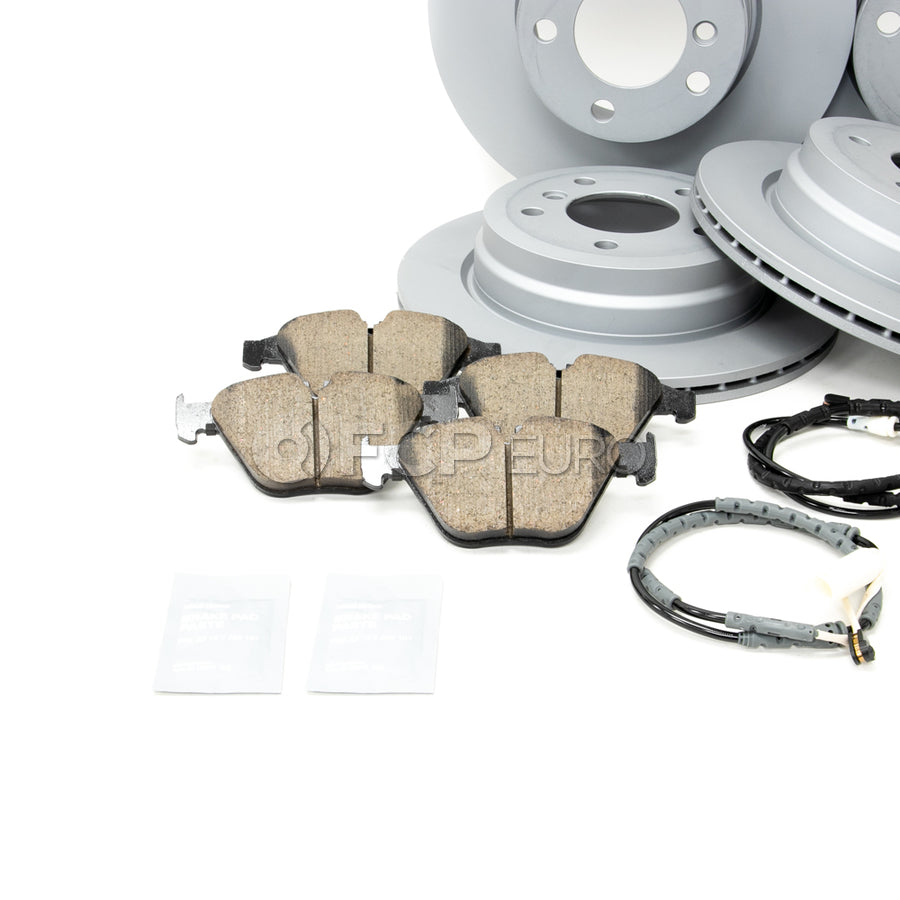 BMW Brake Kit - Zimmermann/Akebono 34116855006KTFR1 - 0
