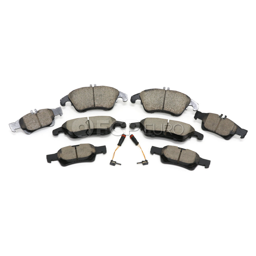 Mercedes Low Dust Brake Pad Kit - Akebono 007420KT