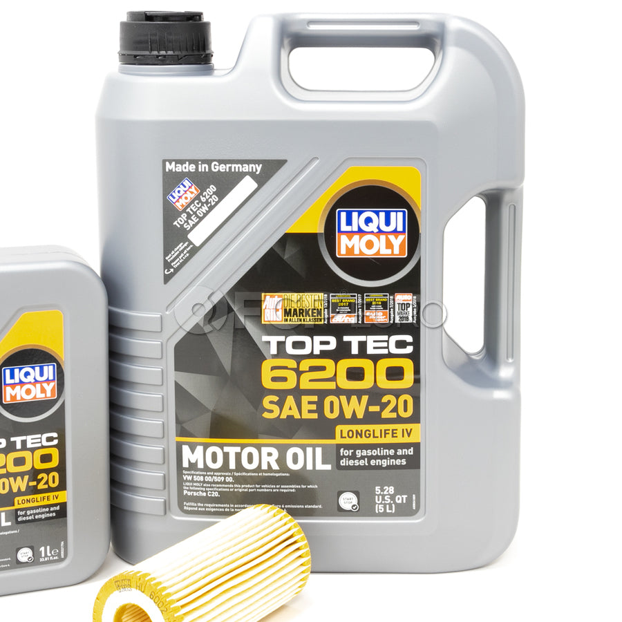 VW Oil Change Kit 0W-20 - Liqui Moly KIT-535058