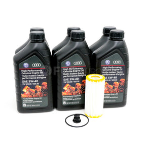 VW Oil Change Kit (5W40) - Genuine VW KIT-521859