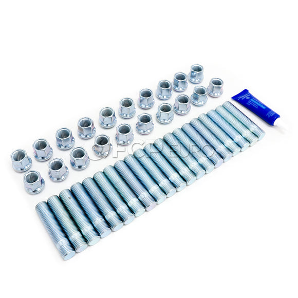 Audi VW Volvo M14x1.5mm Wheel Stud Kit (64mm) - Motorsport Hardware 14X1564MMBBSKT (Cone Seat)