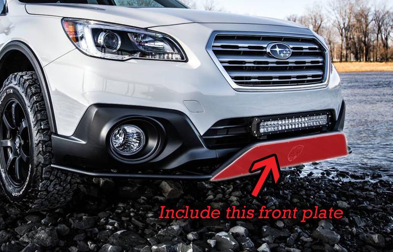 LP Aventure 17-18 Subaru Forester Front Bumper Esthetic Plate - 0