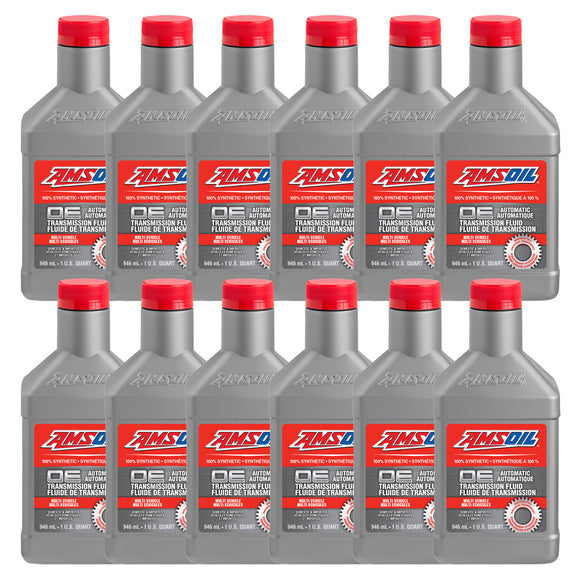 AMSOIL OE Multi-Vehicle 100% Synthetic Automatic Transmission Fluid Case of 12