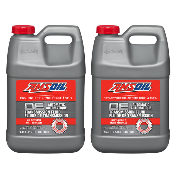 AMSOIL OE Multi-Vehicle 100% Synthetic Automatic Transmission Fluid Case of 2