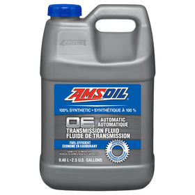 AMSOIL OE Fuel-Efficient 100% Synthetic Automatic Transmission Fluid 9.46 Liter Jug