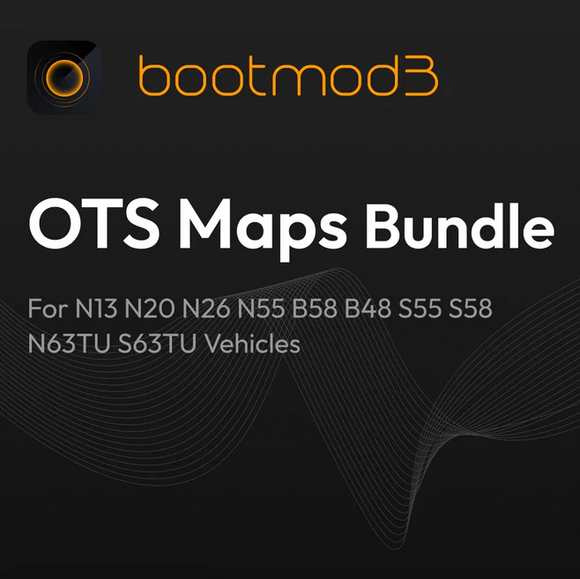 bootmod3 OTS Maps Bundle - For N13 N20 N26 N55 B58 B48 S55 S58 N63TU S63TU Vehicles