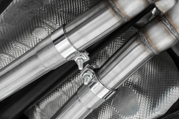 2022 KIA STINGER 2.5 INCH CAT-BACK EXHAUST QUAD REAR EXIT, ACTIVE PROFILE