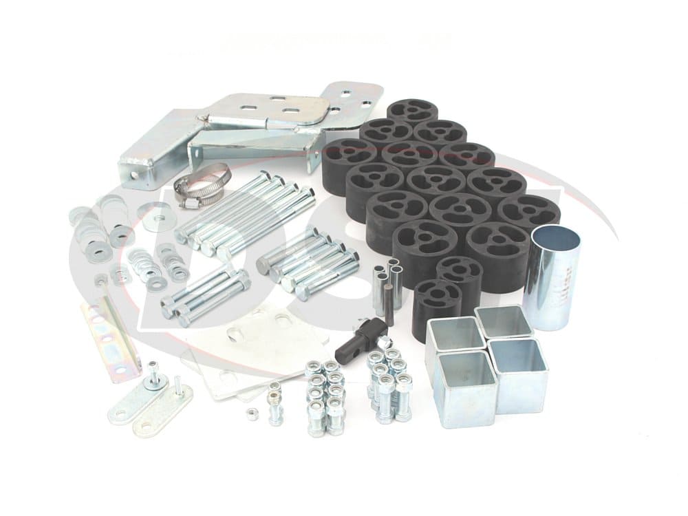 Daystar 88-97 Chevrolet Silverado 1500/2500 2in Body Lift - Black