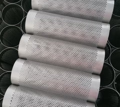 Ticon Industries 12in OAL 2.0in Perforated Titanium Punch Tube