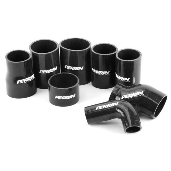 Perrin 08+ STi FMIC Black Boost Tubes w/ Black Silicone