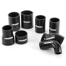 Perrin 08+ STi FMIC Black Boost Tubes w/ Black Silicone-4
