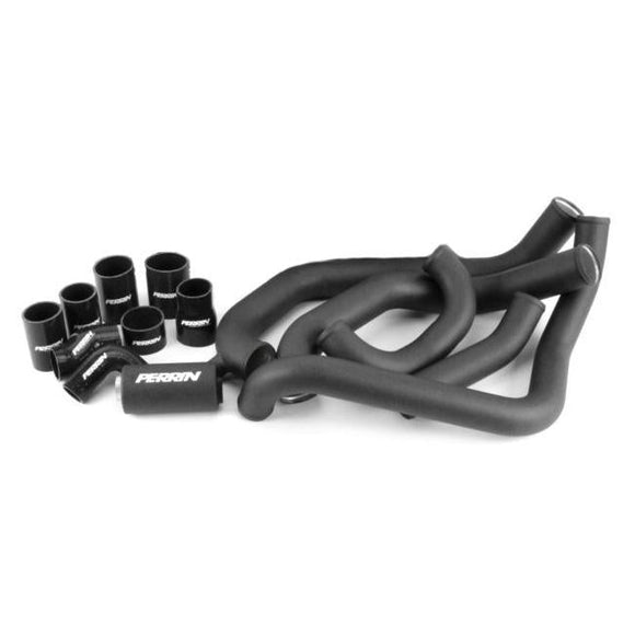 Perrin 08+ STi FMIC Black Boost Tubes w/ Black Silicone