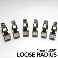 Ticon Industries 1.88in 7.5 Degree 1.5D/2.82in CLR Loose Radius 1mm Wall Titanium Pie Cuts - 6pk