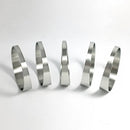 Stainless Bros 1-3/8in x 1.5D/2.07in CLR Loose Radius 16 Gauge Pie Cut - 5pk-1