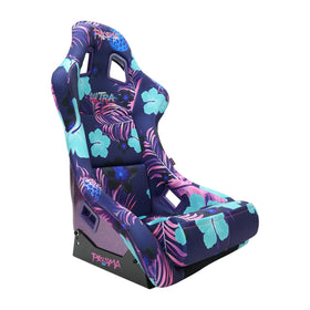 NRG FRP Bucket Seat PRISMA Edition w/ Purple Pearlized Back - Large