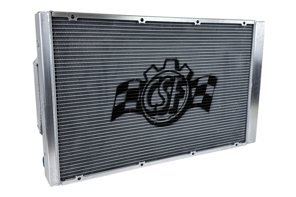 CSF Motorsport Radiator with Shroud - 14in SPAL Brushless Fans - Harnesses