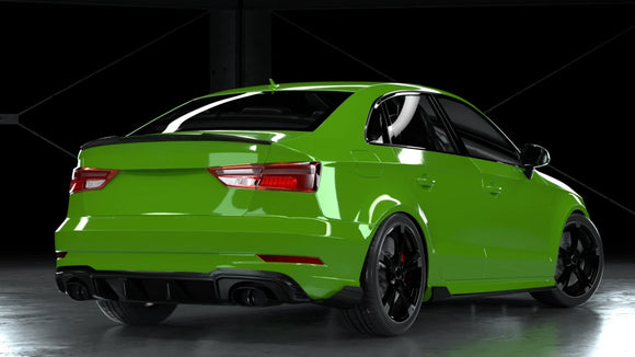 Carbon Fiber Rear Splitters for Facelift Audi RS3 8V Sedan 2017-2020