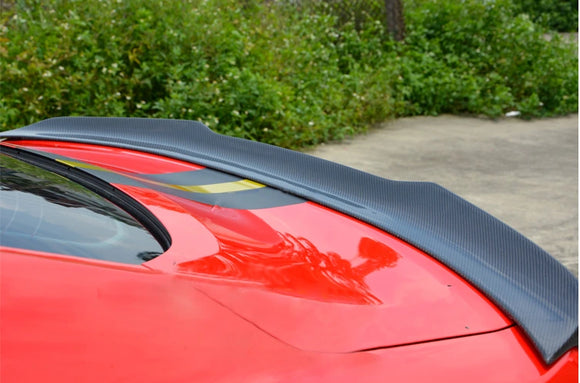 Matt Carbon Rear Spoiler for Ford Mustang GT Coupe 2-Door 2015-2016