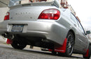 Rally Armor 02-07 Subaru WRX/STI/RS/2.5i (Wagons Req. Mod.) Red UR Mud Flap w/White Logo-2