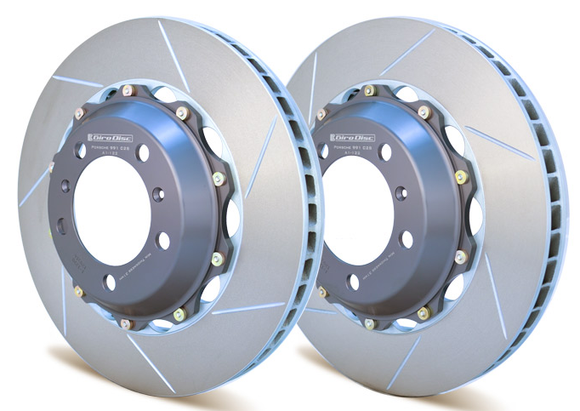 Girodisc Front 350mm 2-piece Rotor Upgrade for Porsche 991.2 C2/C4/T