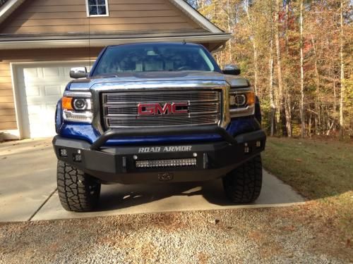 Road Armor 14-15 GMC 1500 Stealth Front Bumper w/Pre-Runner Guard - Tex Blk