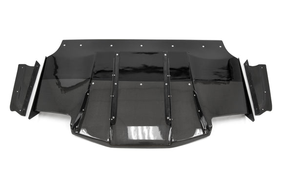 OLM Half Carbon VA Style Rear Diffuser - 2015-2020 WRX STI