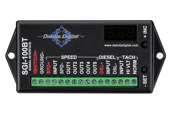 DD Speed. Tach and Diesel Signal Interface. Bluetooth