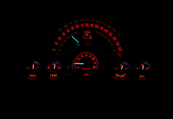 DD 1958-62 Chevy Corvette RTX Instrument System