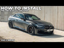 TRE G42 2-Series / M240i Gloss Black Front Splitter-2