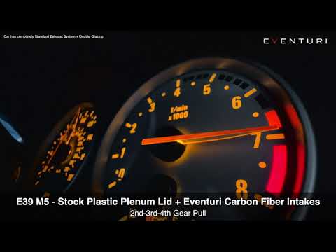 Eventuri BMW E39 M5 / E52 Z8 (S62) Black Carbon Plenum Lid-12