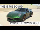 Fabspeed Porsche 992.2 Turbo S Sport Cat Megaphone X-Pipe-8