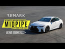 Midpipe with High Flow Catalytic Converters - Lexus IS500 2022+-4