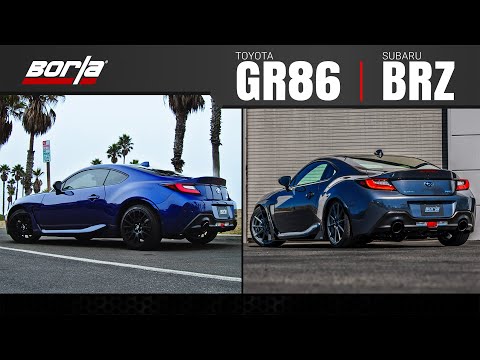 Borla 22-23 Subaru BRZ/Toyota GR86 2.4L RWD AT/MT ATAK Catback Exhaust - Polished Tips-4