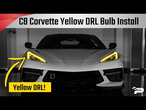 Motorsport+ C8 Corvette Race Style DRL LED Module Set - Yellow / Red / Blue-12