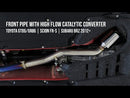 Front Pipe with High Flow Catalytic Converter - Toyota GT86/GR86 / Scion FR-S / Subaru BRZ [2012+]-3