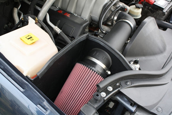 JLT 06-10 Jeep Grand Cherokee SRT8 Black Textured Cold Air Intake Kit w/Red Filter