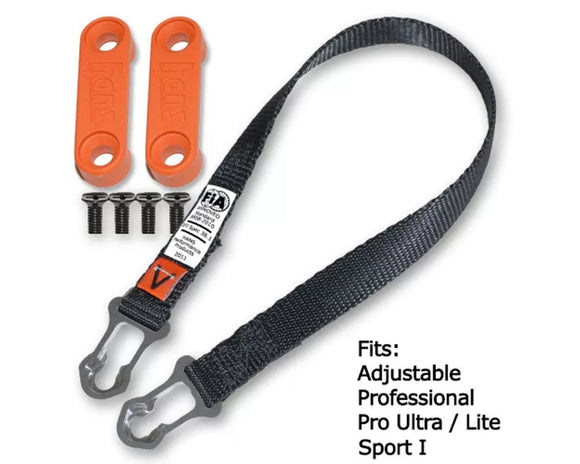 HANS Tether - PA Sliding. (SPORT II) style - Short