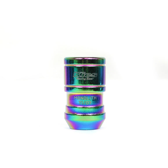 Project Kics 14 x 1.5 Neochrome T1/07 Monolith Lug Nuts - 20 Pcs