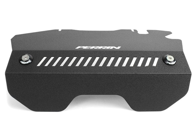 Perrin 15-16 Subaru WRX / STI Black Pulley Cover For FA DIT Engines