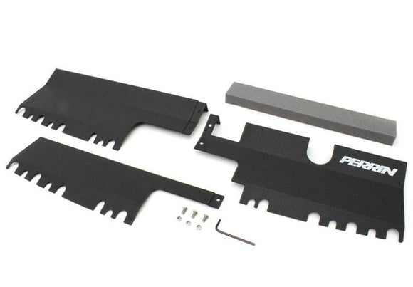 Perrin 15-21 WRX/STI Radiator Shroud (With/Without OEM Intake Scoop) - Black