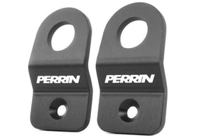Perrin 08+ Subaru Black Upper Radiator Bracket Set - 0