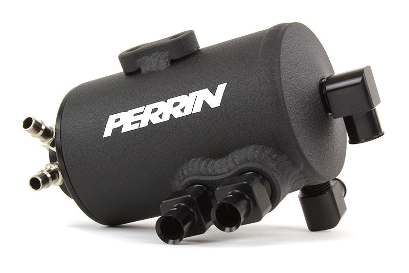 Perrin 15-18 Subaru WRX Wrinkle Black Air Oil Separator Kit