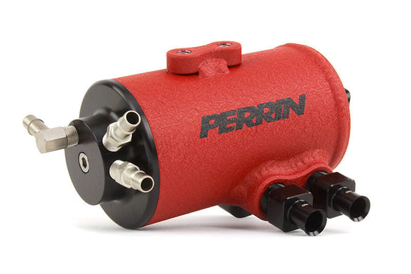 Perrin 08-14 Subaru WRX/STI Red Air Oil Separator