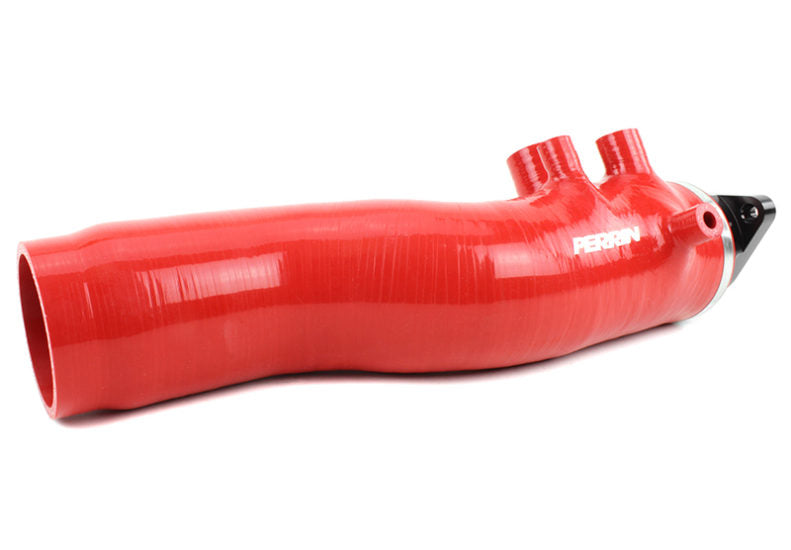 Perrin 2015-2021 Subaru WRX Red 3in Turbo Inlet Hose w/ Nozzle - 0